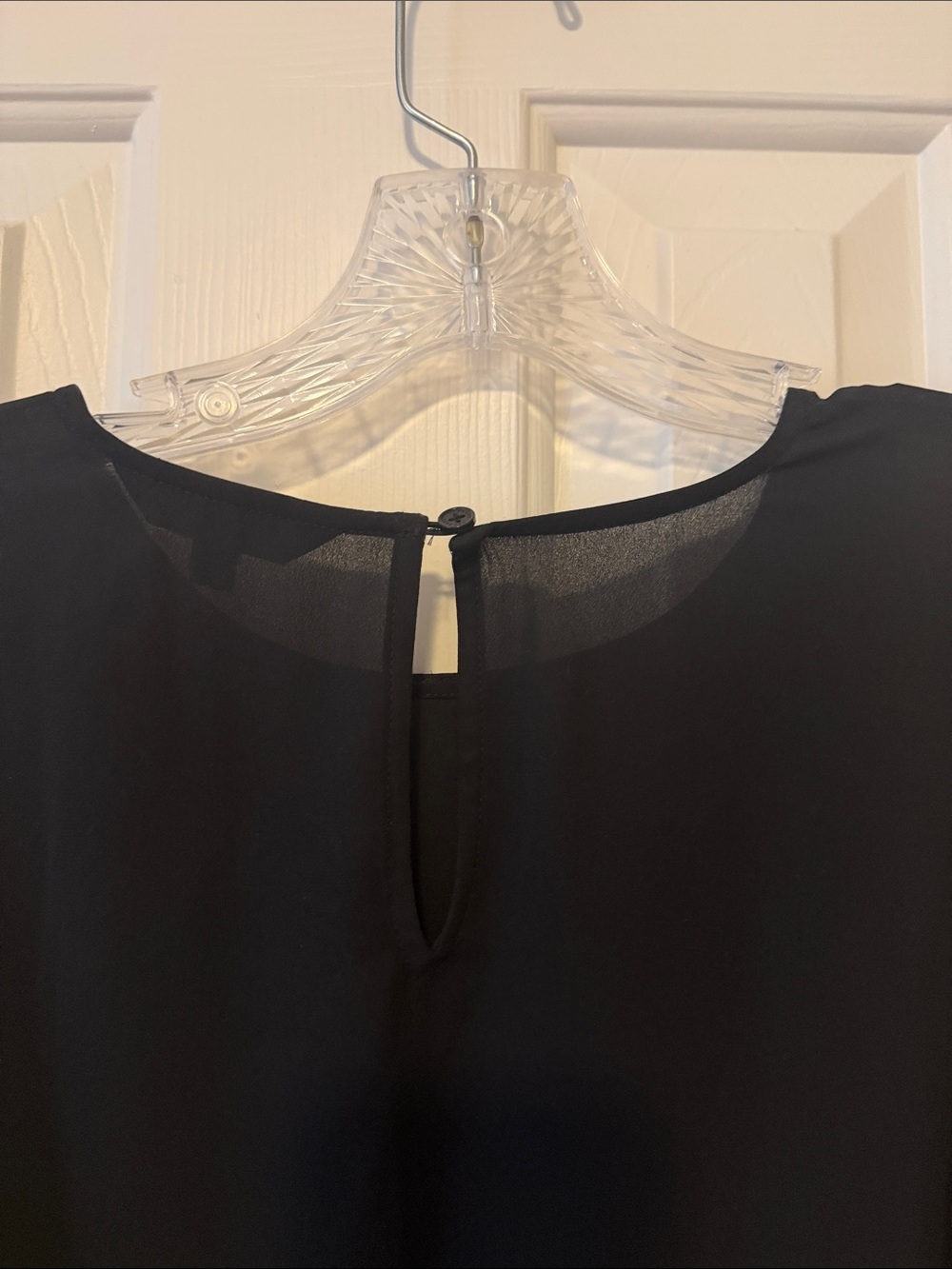 Express Black Ruffle Cuff Blouse - Picture 5 of 8